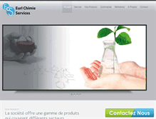 Tablet Screenshot of chimieservice.com